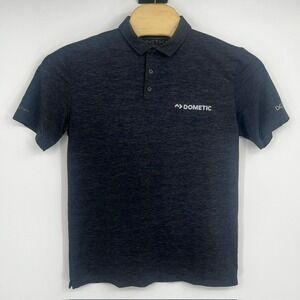 Anetik Men's Medium Grey Premium Performance UPF 30+ Polo Shirt Dometic Logo